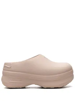 adidas: Коричневые сабо  Stan Smith