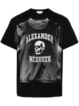 Alexander McQueen: Футболка с принтом 