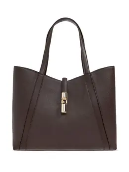 Furla leather clasp tote bag 31894642