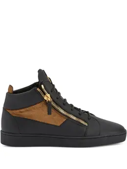 Giuseppe Zanotti Kriss zip-detail leather high-top sneakers 28757401