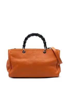 Gucci 2016-2025 Medium Calfskin Bamboo Shopper satchel 32386664