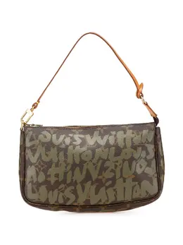 Louis Vuitton 2001 Stephen Sprouse Monogram Graffiti Pochette Accessoires shoulder bag 30967417