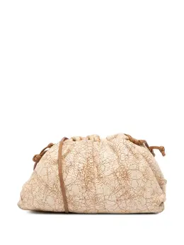 Bottega Veneta 2012-2025 Crackled Calfskin The Mini Pouch crossbody bag 32440205