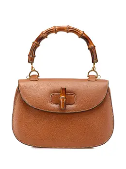 Gucci 20th Century Calfskin Bamboo Night satchel 30907083