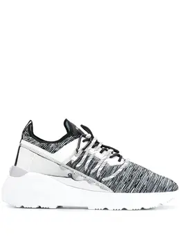 Hogan high top mirrored panel sneakers 14588726