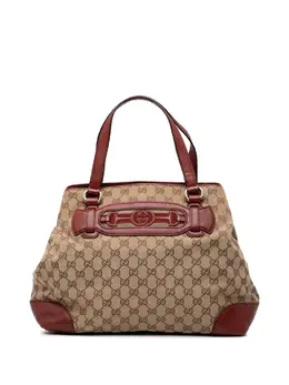 Gucci 2000-2015 Medium GG Canvas Web Dressage tote bag 32452099