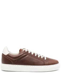 Brunello Cucinelli lace-up leather sneakers 20239108