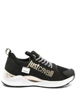 Just Cavalli logo-print lace-up sneakers 20225330