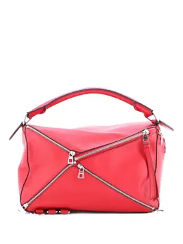Loewe Puzzle Bag Zipper Embellished Leather Medium satchel 32579873