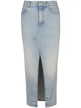 Balmain: Джинсовая юбка 