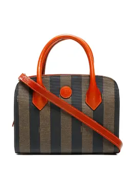 Fendi 1990-2000s striped pecan bag 32543257