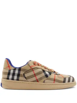 Burberry Terrace checked canvas sneakers 23863833