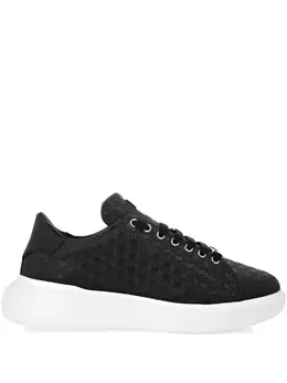 Philipp Plein monogram-embossed leather sneakers 30093677