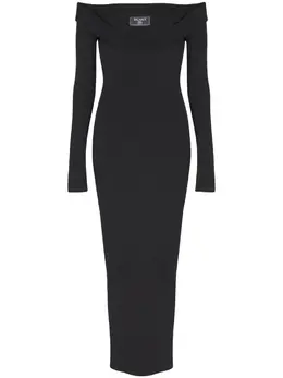 Balmain: Трикотажное платье 