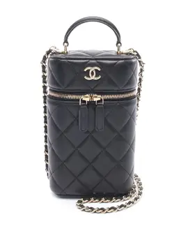 Chanel 2021 Lambskin Classic Vanity Phone Holder crossbody bag 32583576
