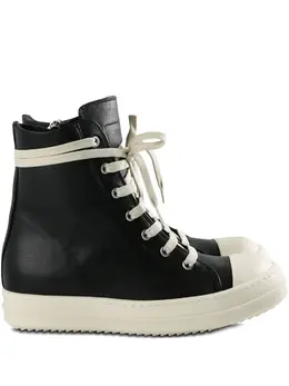 Rick Owens lace-up high-top sneakers 30899619