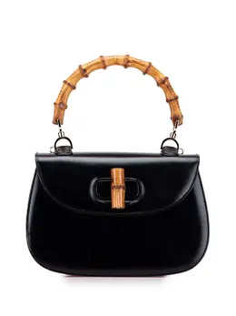 Gucci 20th Century Calfskin Bamboo Night satchel 32091980