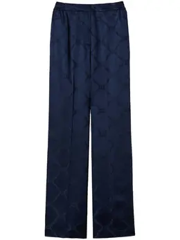 TWINSET: Жаккардовые брюки  Oval T