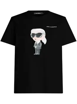 Karl Lagerfeld: Чёрная футболка 