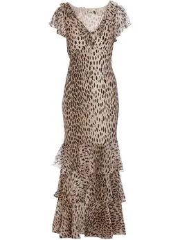 Rixo: Бежевое платье 