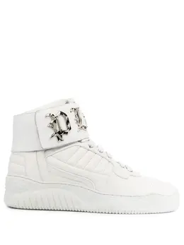 Philipp Plein logo high-top sneakers 18558628