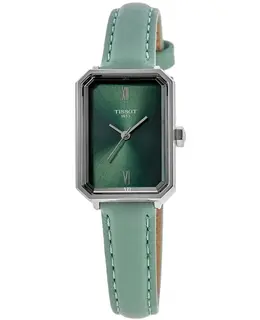Tissot SRV Green Dial Leather Strap Women's Watch t160.110.16.093.00
