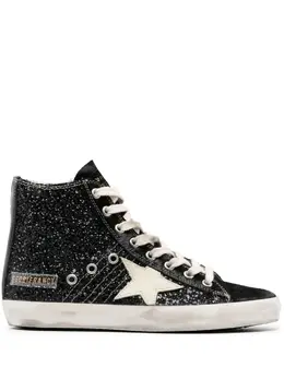 Golden Goose Francy glitter-detailing sneakers 19989107