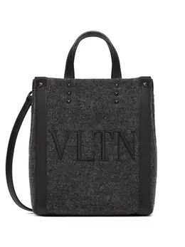 Сумка-тоут с декором Rockstud Valentino Garavani, серый 18984940 | серый