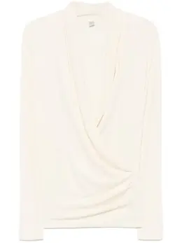 TOTEME: Топ с v-образным вырезом 