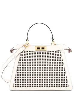 Fendi Peekaboo ISeeU Bag Perforated Leather Medium satchel 32583869