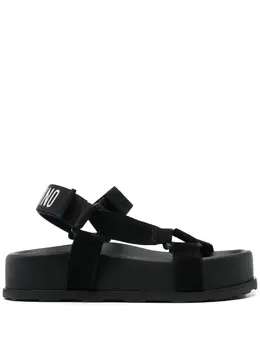 Moschino: Чёрные сандалии 