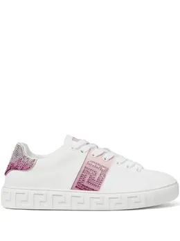 Versace Greca crystal-embellished sneakers 26749088