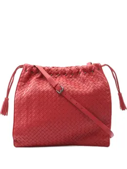 Bottega Veneta 2010s Intrecciato tassel-detail shoulder bag 32555374