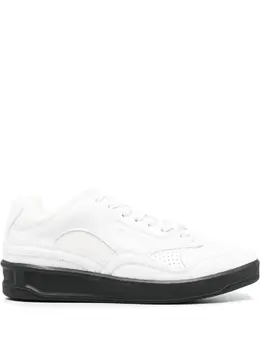 Jil Sander panelled low-top leather sneakers 19053799