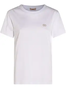 TWINSET: Белая футболка 