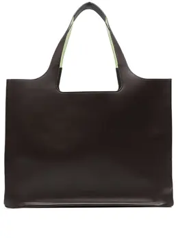 Themoirè: Коричневая сумка-шоппер 