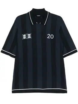 Jacquemus: Синее поло 