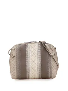 Bottega Veneta 2012-2025 Nappa Intrecciato Striped Nodini crossbody bag 32236488