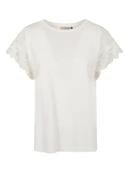 TWINSET: Кружевное топ 