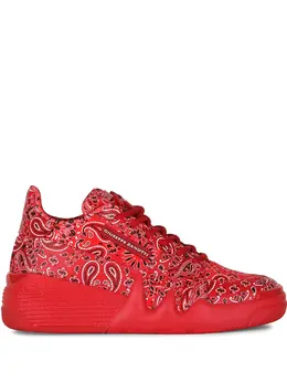 Giuseppe Zanotti paisley print sneakers 16242644