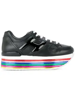 Hogan rainbow flatform sole sneakers 12753366