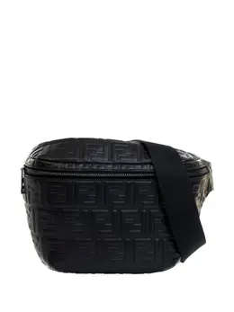 Fendi 2010-2025 Zucca Embossed Leather belt bag 32250775