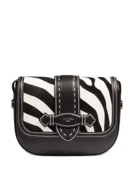 Lancel Sienna zebra-print flap bag 31525752