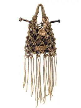 Мини-сумка макраме Kurt Geiger London, коричневый 31918946 | коричневый