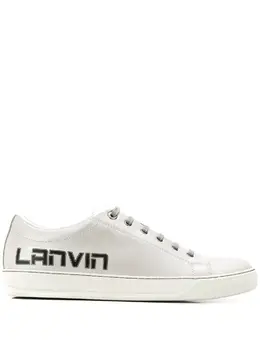 Lanvin logo print low-top sneakers 14342339