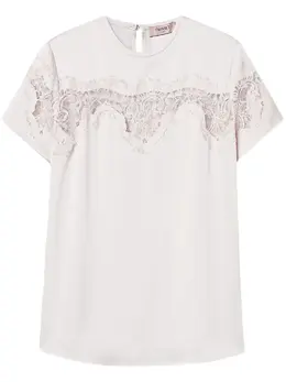 TWINSET: Атласная блуза 