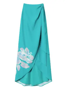 TWINSET: Юбка с растительным принтом 