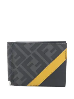 Fendi 2010-2025 Zucca Coated Canvas Diagonal card holder 32260839