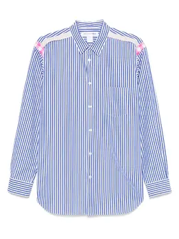 Comme Des Garçons Shirt: Рубашка в полоску 