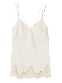 TWINSET: Кружевное топ 